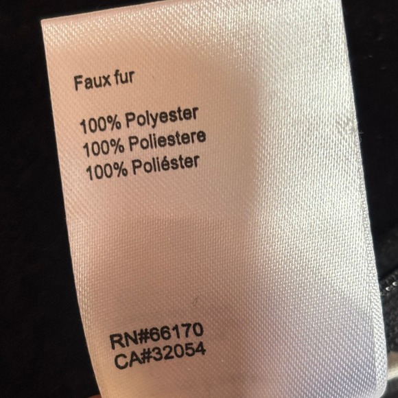 Anthropologie Black Woven Faux Fur Decorative Accent Pillow Down Feather Fill - Picture 6 of 7